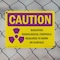 Signmission Radiation & Laser Sign, 10 in H x 14 in W, Plastic, Rectangle OS-2PACK-CR-P-1014-L-10201 - alternate 6